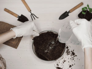 làm ướt giá thể