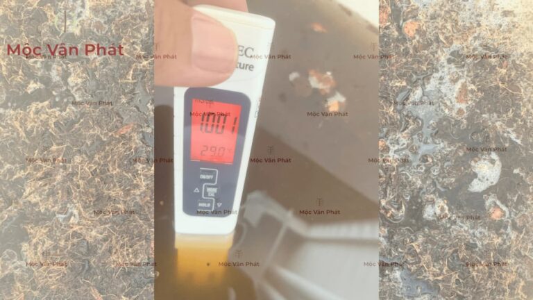 Xử lý Tanin và Lignin trong xơ dừa Ngày 02 chỉ số biến động